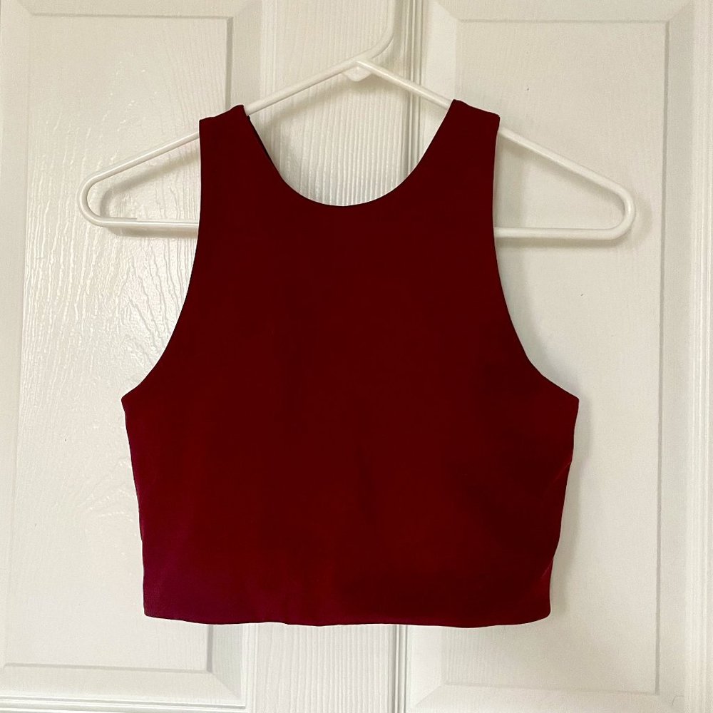 Girlfriend Collective Mulberry Dylan Bra (Size Medium)